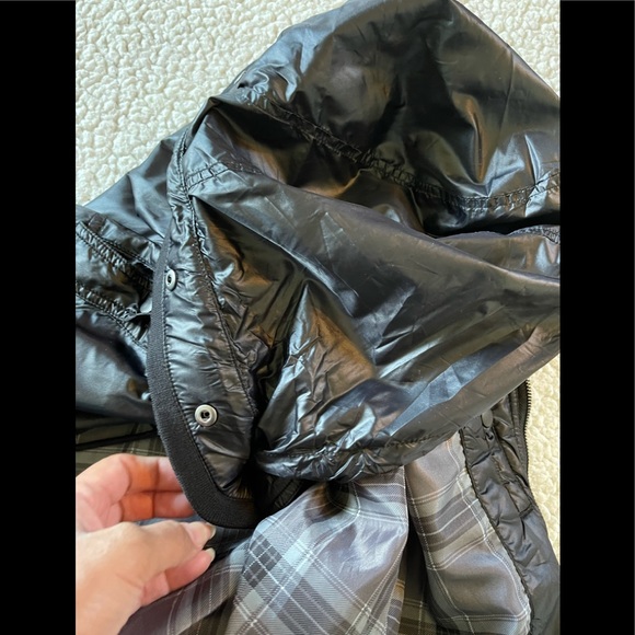 Diesel Hooded black nylon convertible bomber jacket - Picture 15 of 16